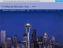 Tablet Screenshot of kregerbeeghly.com